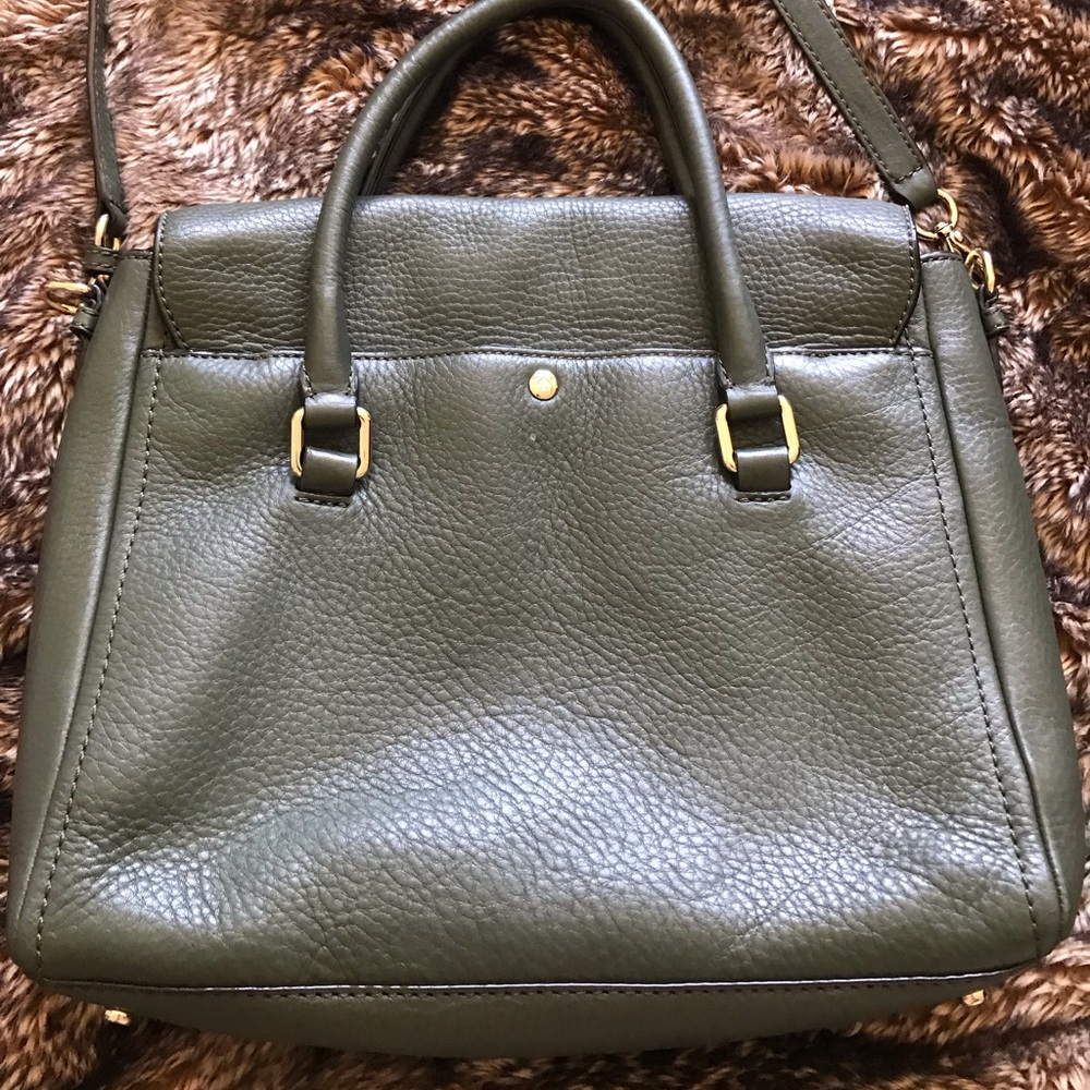 Olive Kate Spade Buckle Satchel Bag